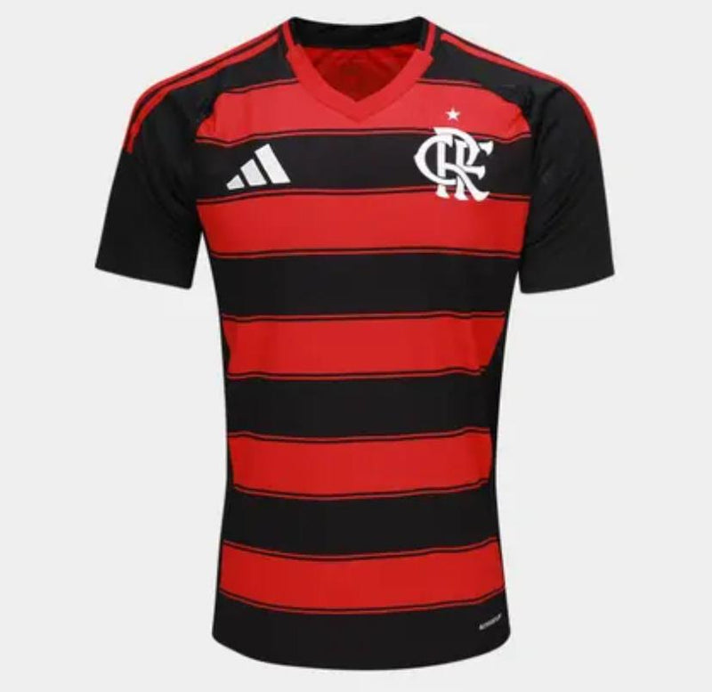 Camisa Flamengo Home 25/26 Torcedor Preta e Vermelha