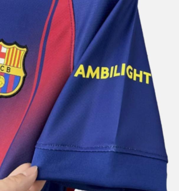 Camisa Barcelona Home 25/26 Torcedor Azul e Vermelha