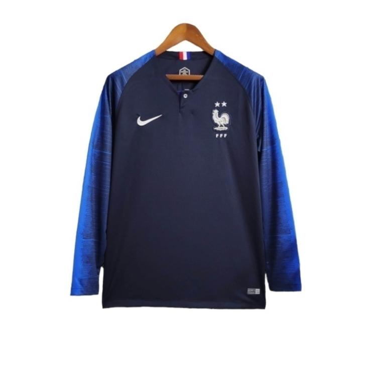 Camisa França Home 2018 Torccedor Manga Longa