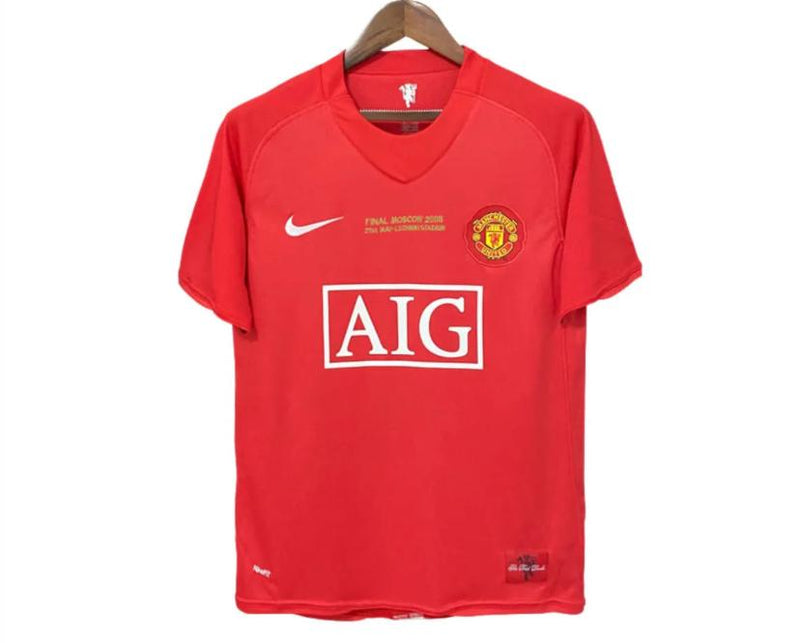 Camisa Manchester United Home 07/08 Retrô - Vermelha