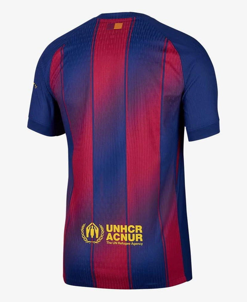 Camisa Barcelona Home 25/26 Jogador Azul e Vermelha