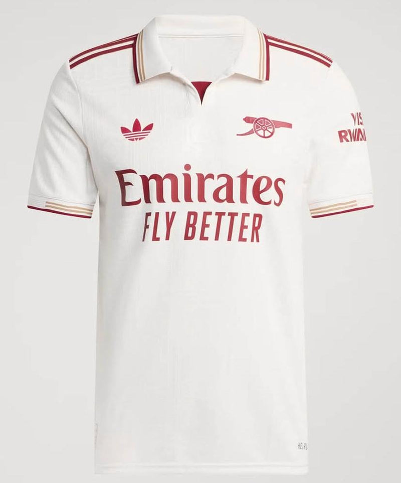 Camisa Arsenal Third 25/26 Torcedor Branca