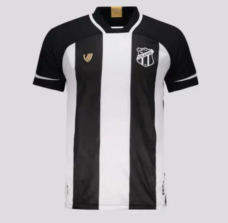 Camisa Ceará Home 25/26 Torcedor Preta e Branca