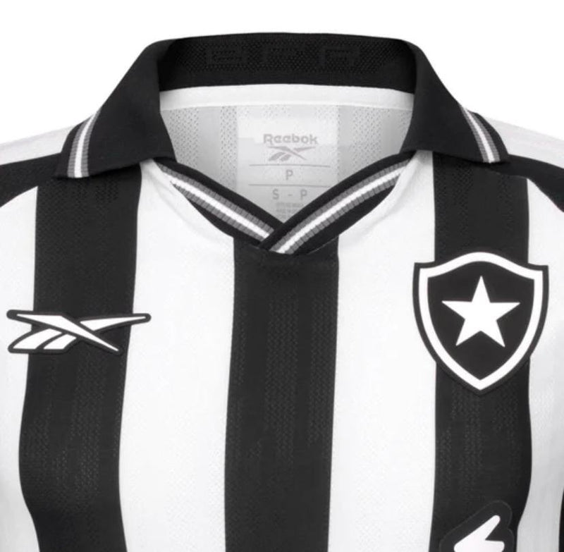 Camisa Botafogo Home 25/26 Torcedor - Preta e Branca