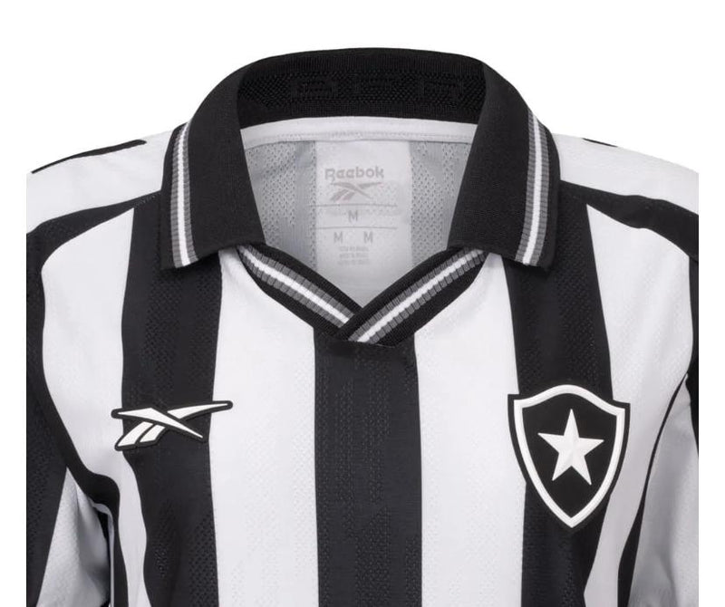 Camisa Botafogo Home 25/26 Feminina Preta e Branca