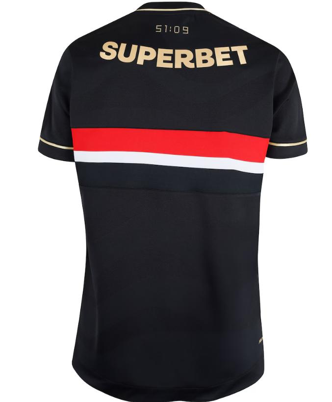 Camisa São Paulo Third 25/26 Fiminina Preta