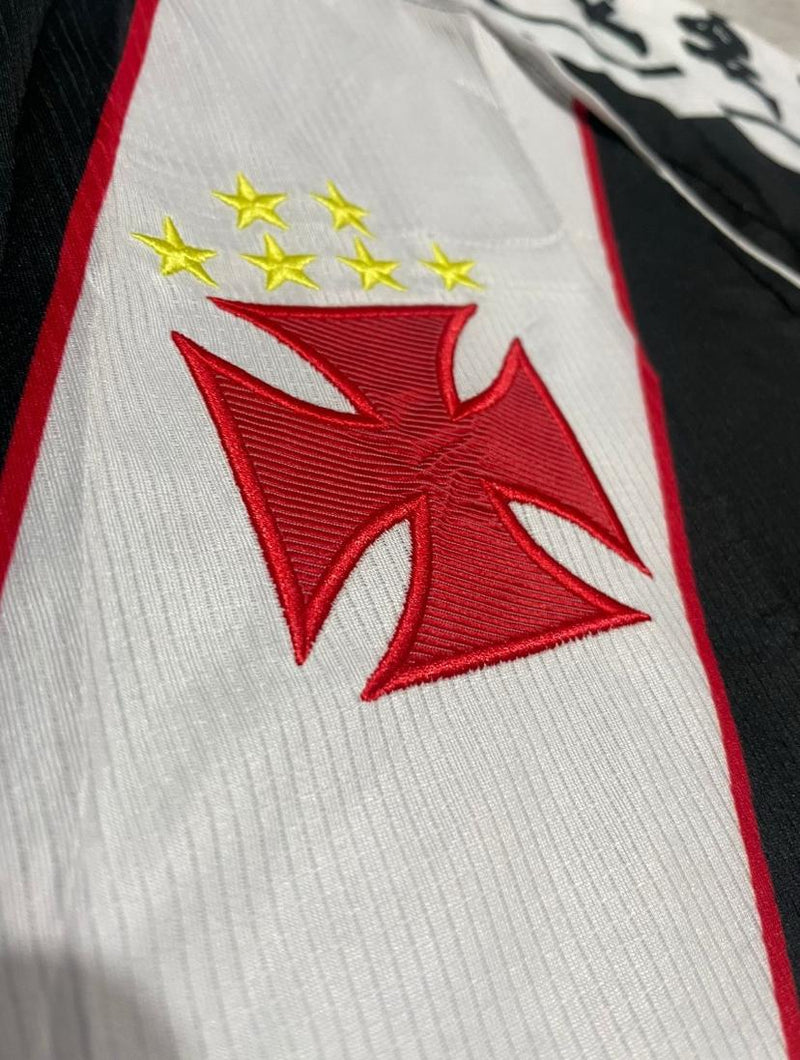 Camisa Vasco Home Retrô 2000 Torcedor Preta