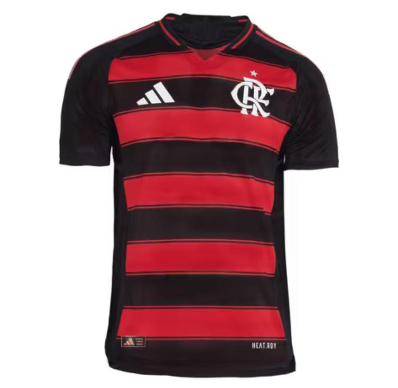Camisa Flamengo Home 25/26 Jogador Preta e Vermelha