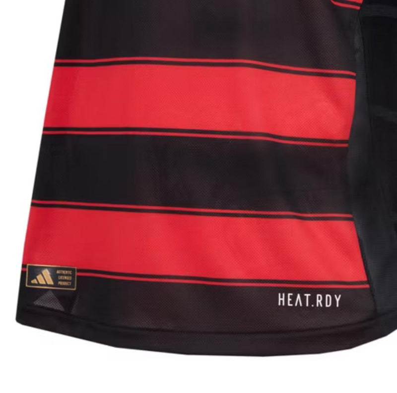 Camisa Flamengo Home 25/26 Jogador Preta e Vermelha