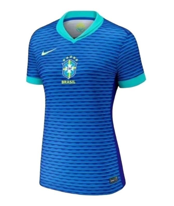 Camisa Brasil Away 24/25 Feminina Azul