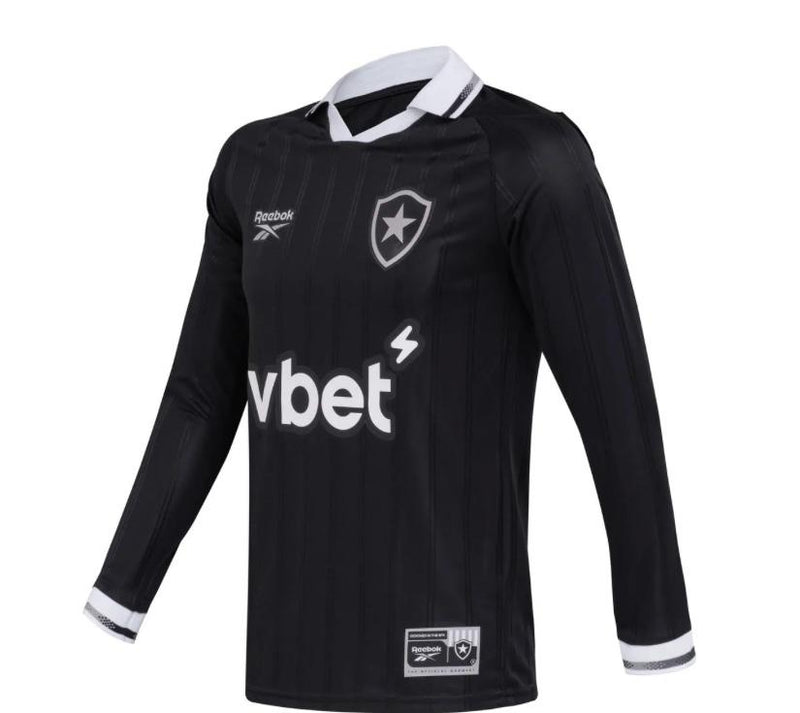 Camisa Botafogo Away 25/26 Manga Longa Torcedor Preta