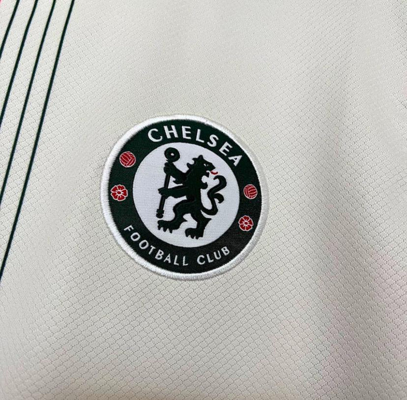 Camisa Chelsea Away 25/26 Torcedor Branca