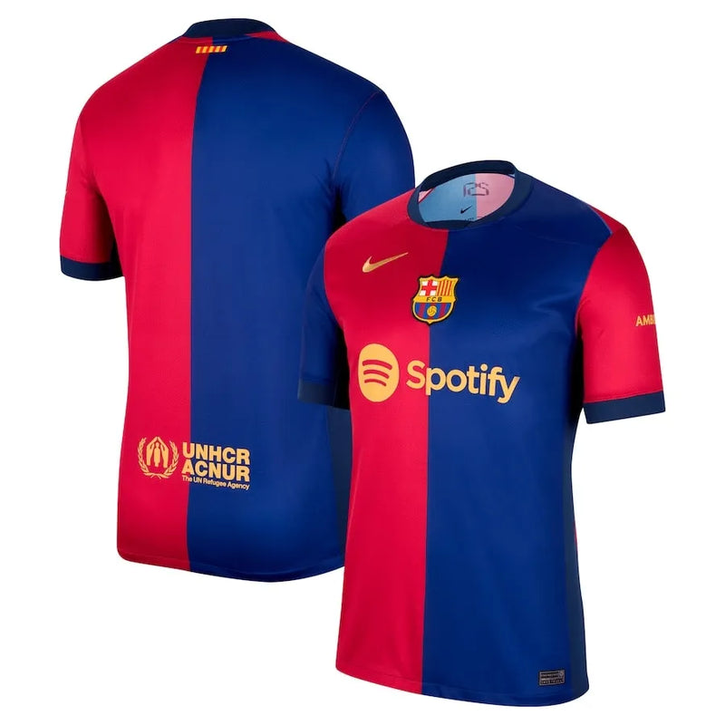Camisa Barcelona Home 24/25 - Torcedor Azul e Vermelha