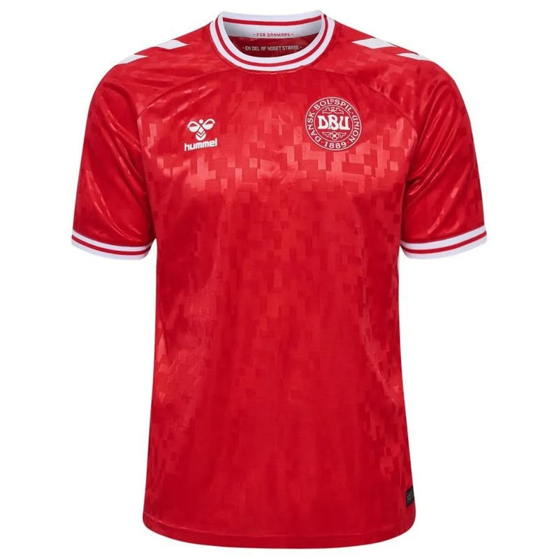 Camisa Dinamarca Home 24/25 - Torcedor Vermelha