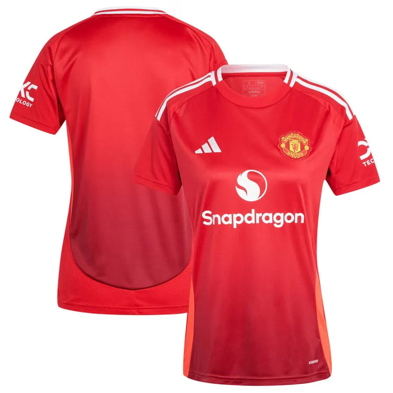Camisa Manchester United Home 24/25 - Feminina Vermelha