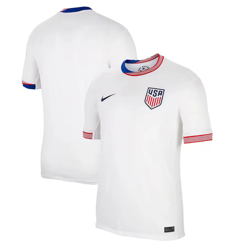 Camisa Estados Unidos Home 24/25 - Torcedor Branca
