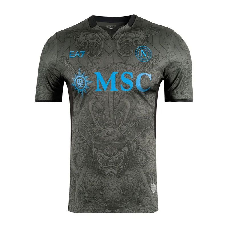 Camisa Napoli Third 24/25 Torcedor Preta