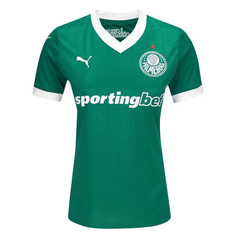 Camisa Palmeiras Home 25/26 - Feminina Verde
