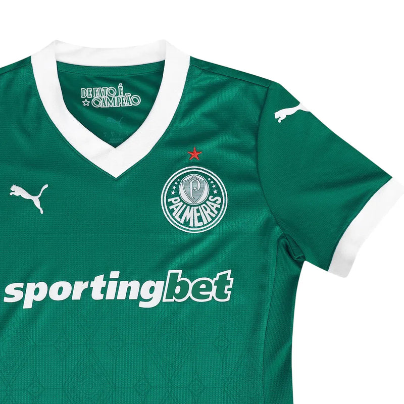 Camisa Palmeiras Home 25/26 - Feminina Verde
