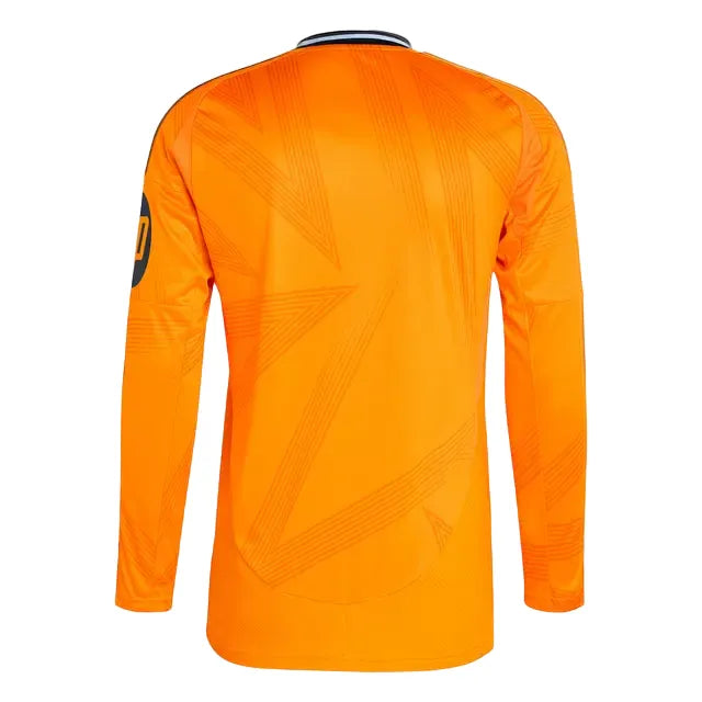 Camisa Real Madrid Away 24/25 Manga Longa - Torcedor Laranja