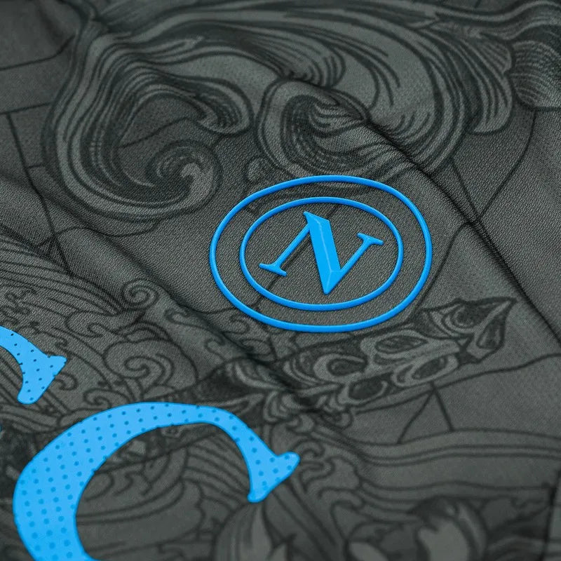 Camisa Napoli Third 24/25 Torcedor Preta