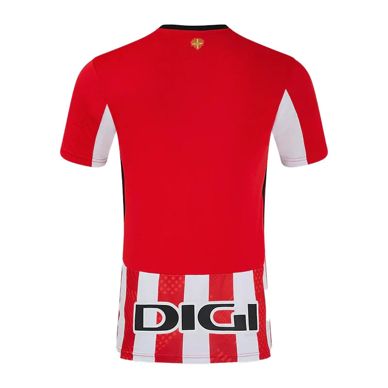 Camisa Athletic Bilbao Home 24/25 Torcedor Vermelha e Branca
