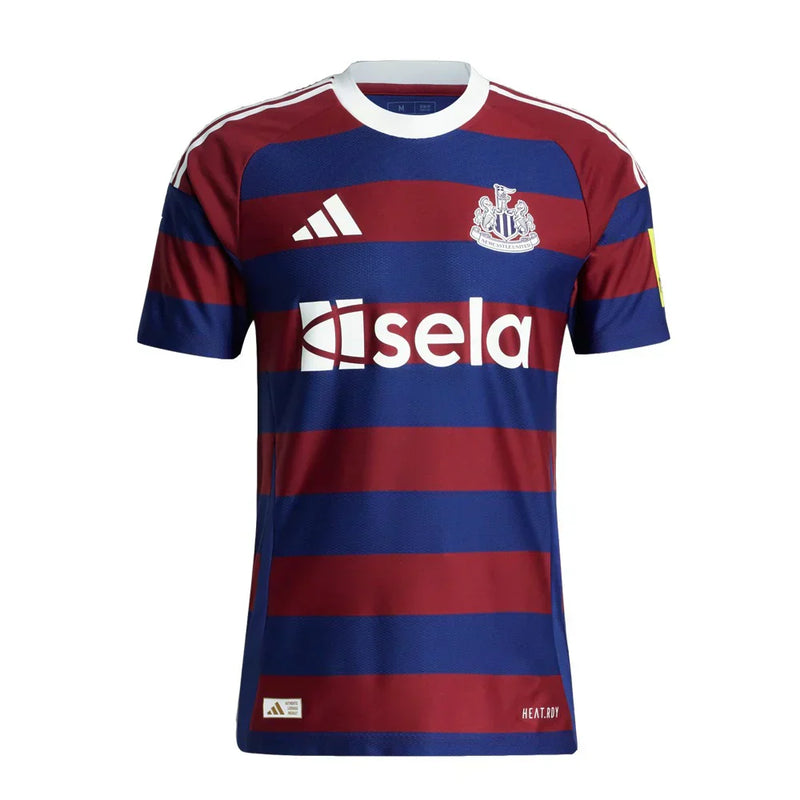 Camisa Newcastle United Away 24/25 - Torcedor Azul e Vermelha