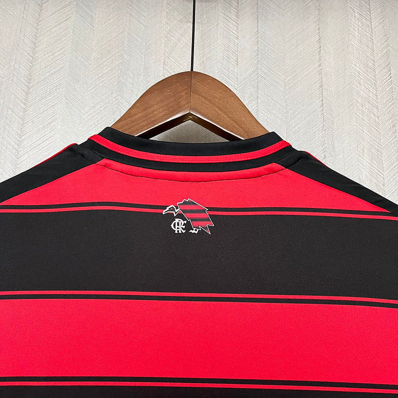 Camisa Flamengo Home 25/26 Torcedor Preta e Vermelha