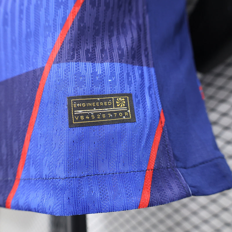 Camisa Croácia Away 24/25 Jogador Azul