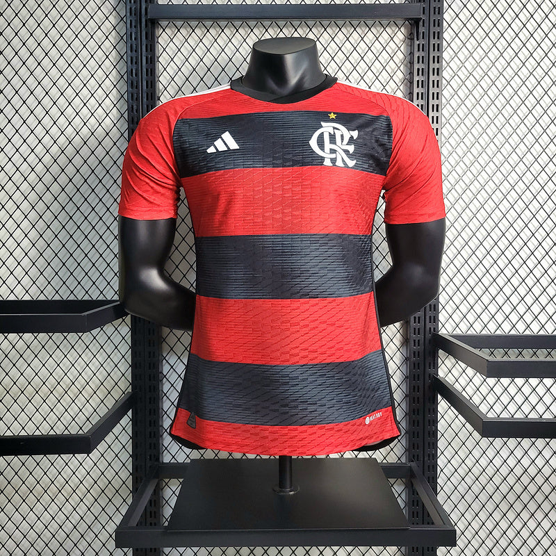 Camisa Flamengo Home 23/24 Jogador Preta e Vermelha