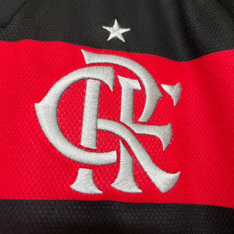 Camisa Flamengo Home 24/25 Torcedor Preta e Vermelha