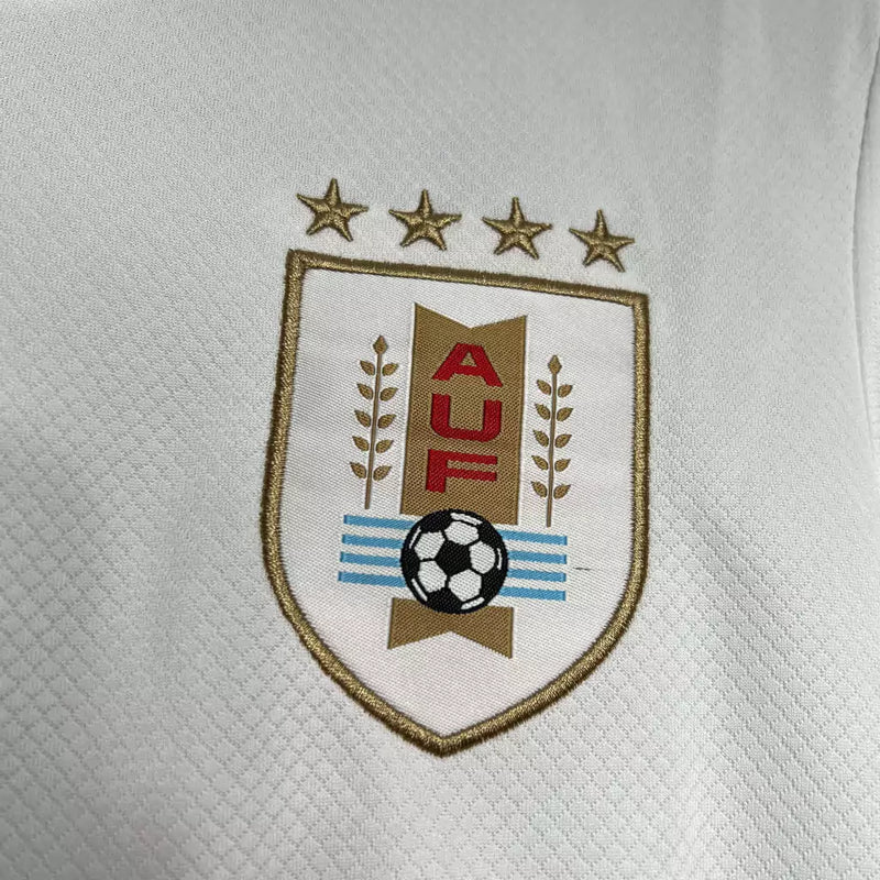 Camisa Uruguai Away 24/25 Torcedor Branca