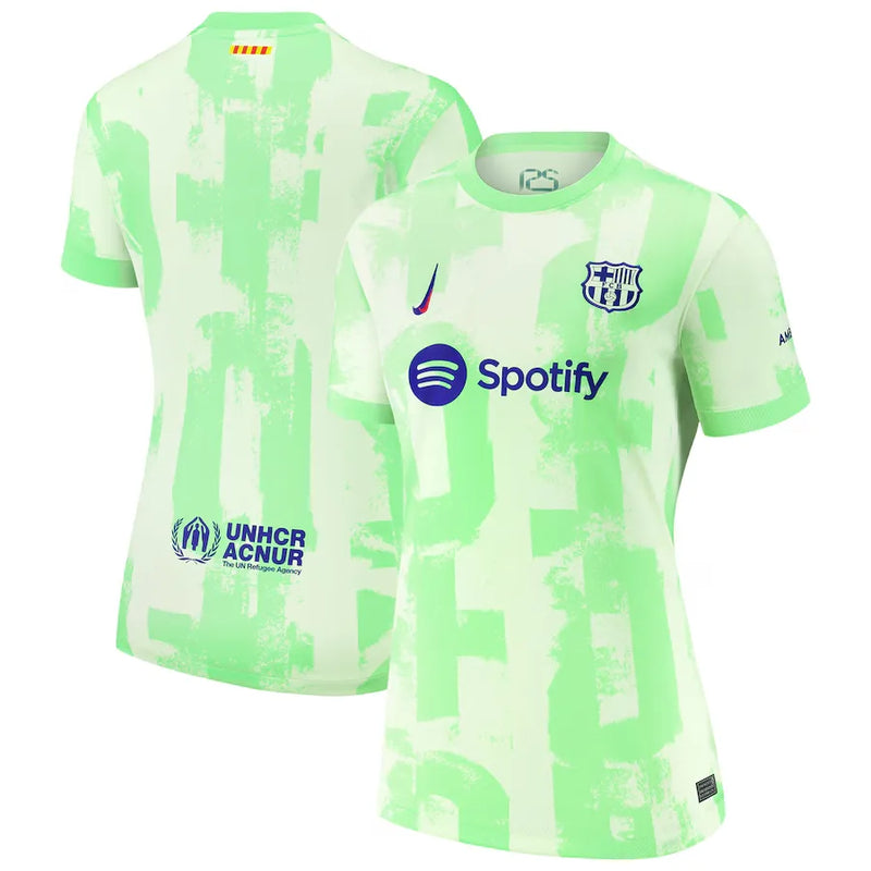 Camisa Barcelona Third 24/25 - Feminina Verde
