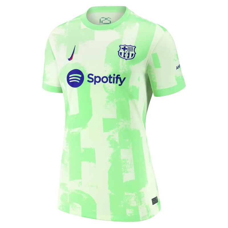 Camisa Barcelona Third 24/25 - Feminina Verde