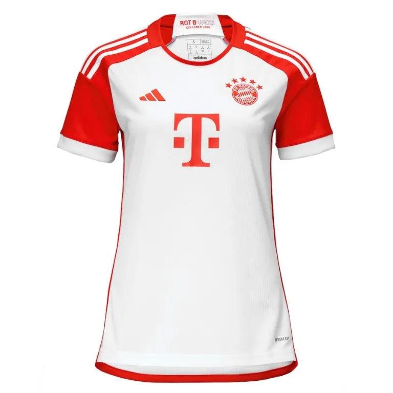 Camisa Bayern de Munique Home 23/24 - Feminina Branca