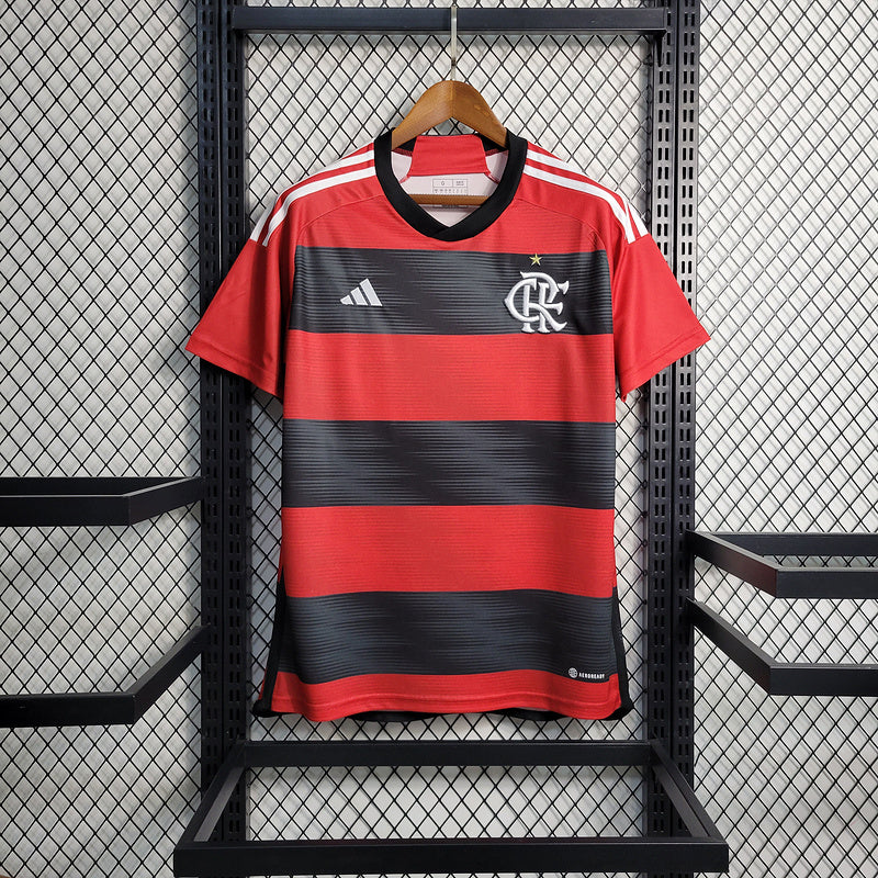 Camisa Flamengo Home 23/24 Torcedor Preta e Vermelha