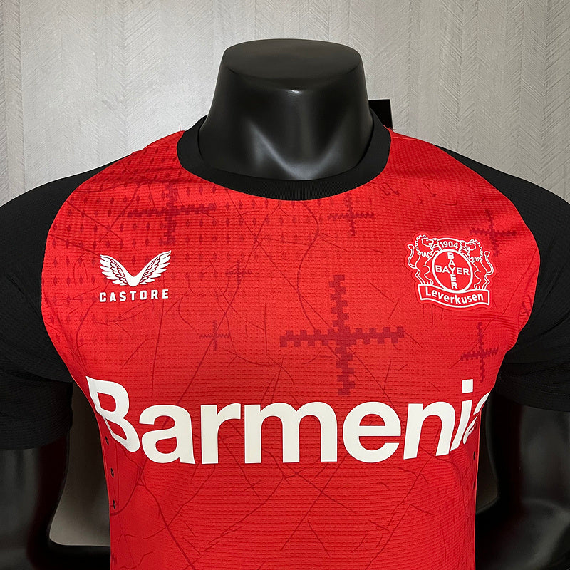 Camisa Bayer Liverkusen Home 24/25 Jogador Vermelha