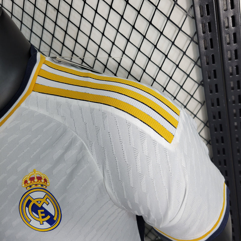 Camisa Real Madrid Home 23/24 Jogador Branca