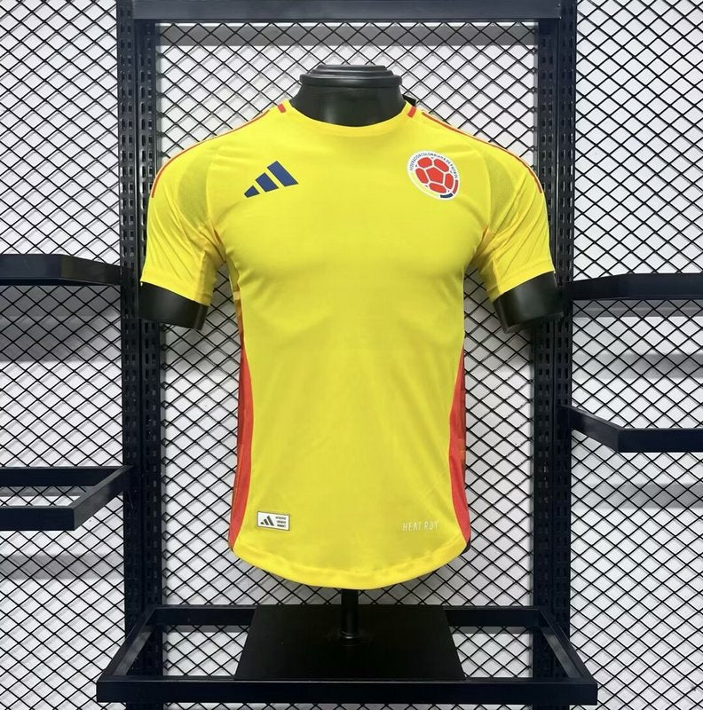 Camisa Colômbia Home 24/25 Jogador Amarela