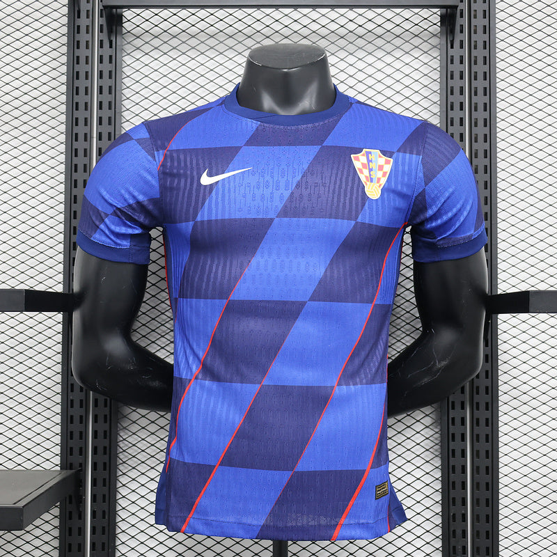Camisa Croácia Away 24/25 Jogador Azul