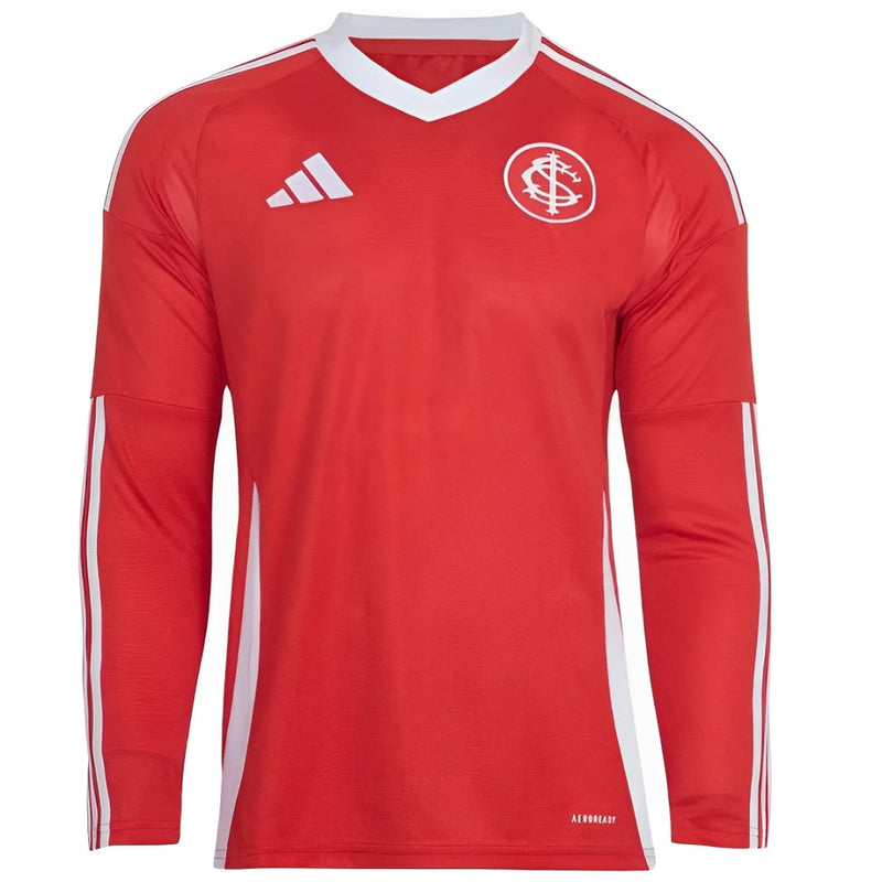 Camisa Internacional Manga Longa Home 25/26 Torcedor Vermelha