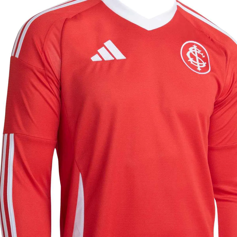 Camisa Internacional Manga Longa Home 25/26 Torcedor Vermelha