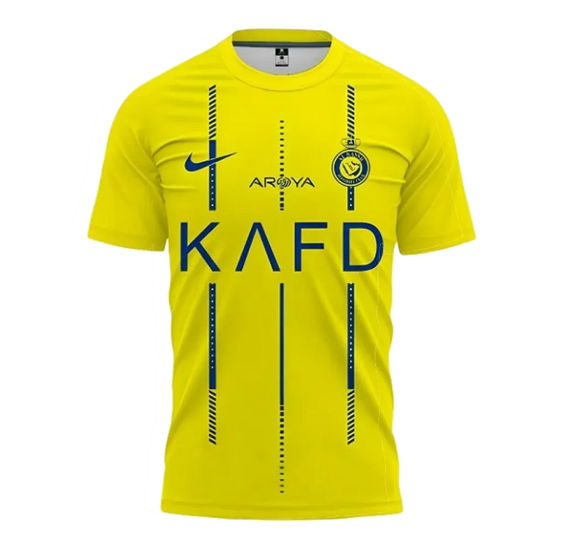 Camisa Al Nassr Home 23/24 - Torcedor Amarela