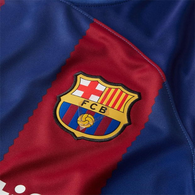 Camisa Barcelona Home 23/24 - Torcedor Azul e Vermelha