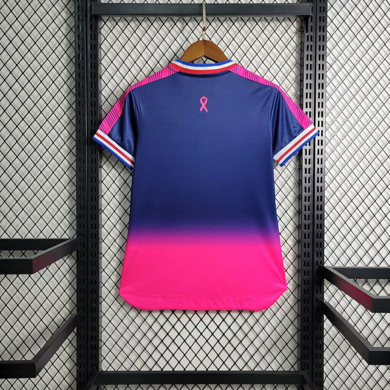 Camisa Fortaleza Outubro Rosa 23/24 - Feminina Azul e Rosa