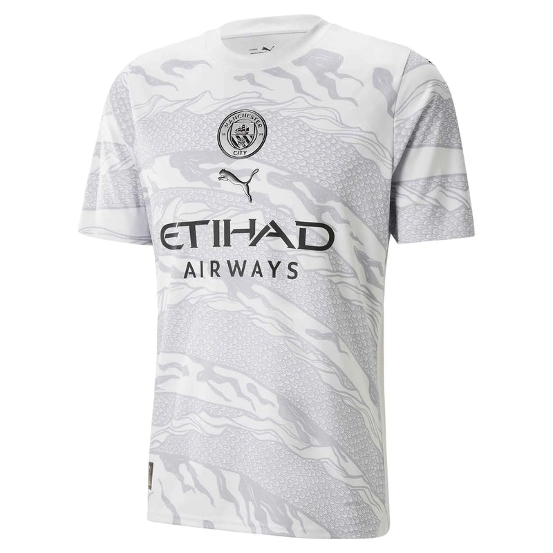 Camisa Manchester City Ano do Dragão 24/25 - Torcedor Branca