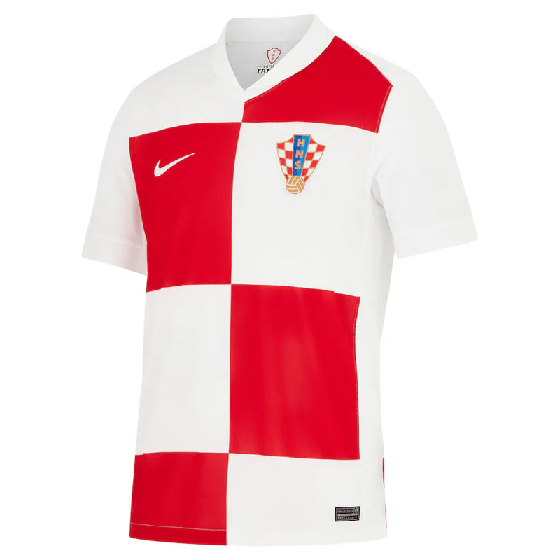 Camisa Croácia Home 24/25 - Torcedor Branca e Vermelha
