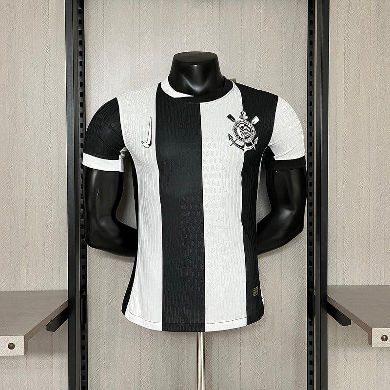 Camisa Corinthians Third 24/25 Jogador - Preta e Branca