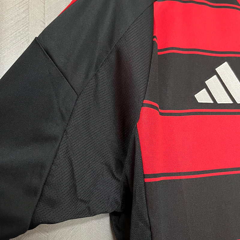Camisa Flamengo Home 25/26 Torcedor Preta e Vermelha