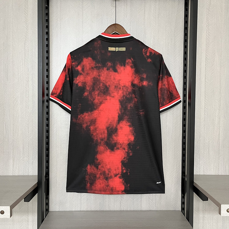 Camisa São Paulo Third 24/25 Torcedor Vermelha e Preta